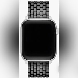 Tory Burch The Eleanor Black 18mm Apple Watch Bracelet Band  - NIB